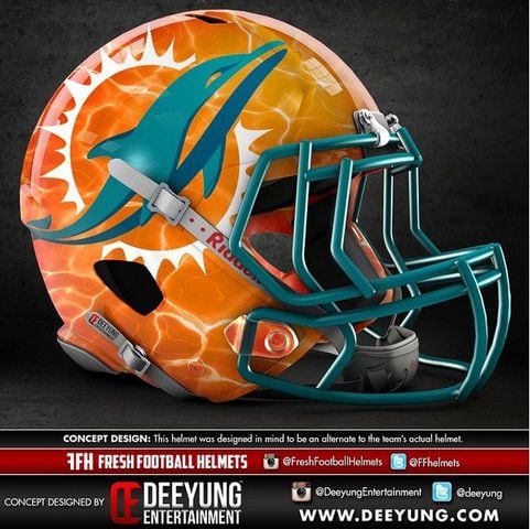 dolphins concept helmet