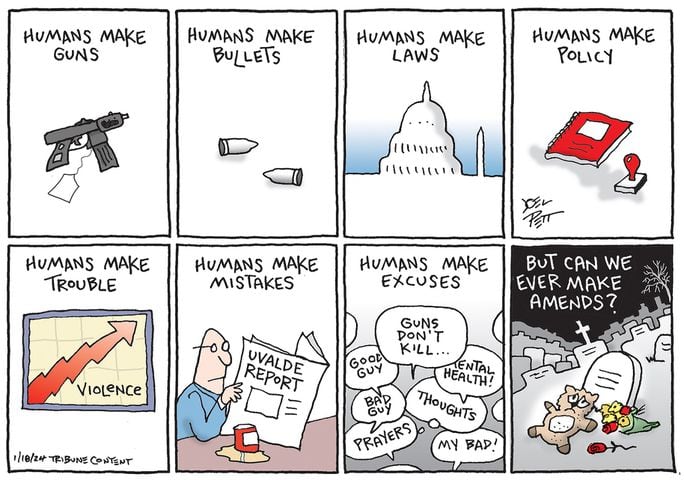 CARTOONS: Joel Pett, Jan. 22, 2024