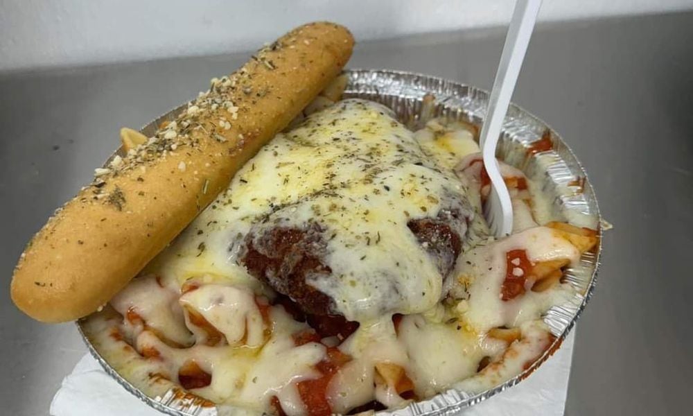 The Messy Meatball food truck features meatballs, pizza, chicken wings, pasta, breadsticks and fries (FACEBOOK PHOTO).