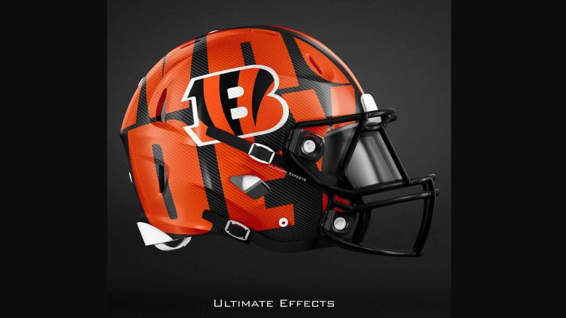 Grade this redesigned Bengals helmet
