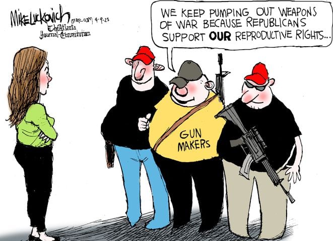 conservative gun control political cartoons