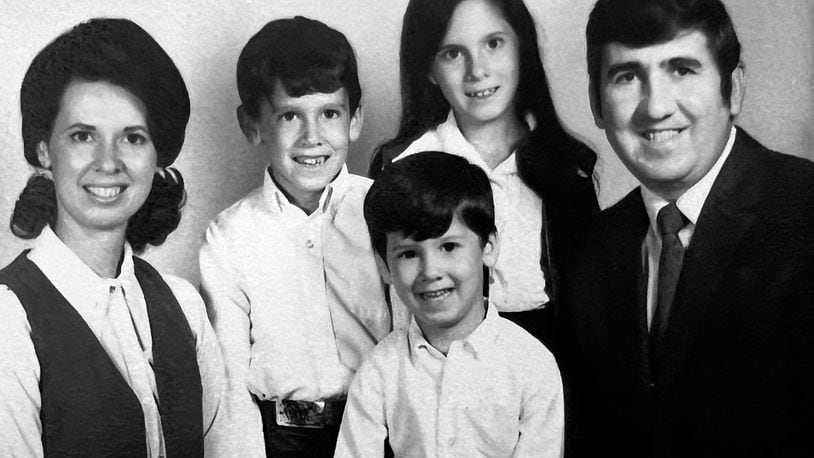 The Good family in happier times - 1972 in Centerville. L-R Marcia, Jim Jr. Gloria, Jim Sr. and Matt in front.