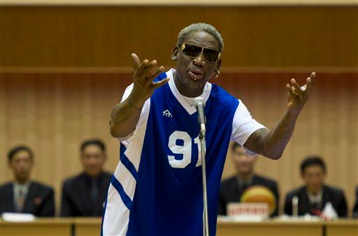 Dennis Rodman in North Korea