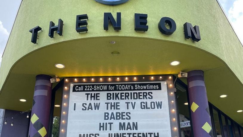 The Neon in downtown Dayton hosted the area premiere of "The Bikeriders" on June 19. PHOTO BY RUSSELL FLORENCE JR