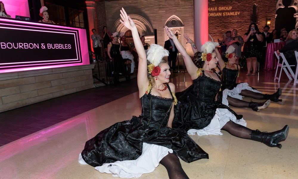 Bourbon & Bubbles was held at the Dayton Art Institute on Friday, Nov. 3, 2023. An artsy cocktail party, the ticketed event featured exclusive bourbons and sparkling wine from around the world, gourmet food and entertainment by DJ Kim L. In addition, Madame Gigi's Outrageous French Cancan Dancers gave a surprise performance to kick off the evening. Did we spot you there? TOM GILLIAM / CONTRIBUTING PHOTOGRAPHER