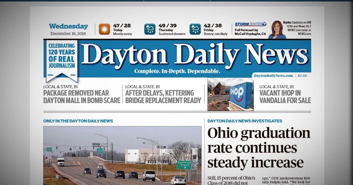 Dayton Daily News subscribers can access today’s ePaper immediately