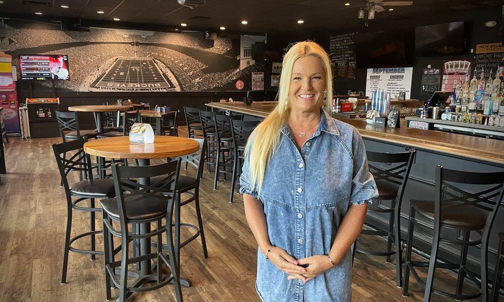 Marci Johannes owns Mr. Boro’s Tavern in Springboro with her partner of nine years, Rick Baarlaer. During October, she is selling sweet and savory boxes for those who have or are battling breast cancer. All proceeds will go to Pink Ribbon Girl. NATALIE JONES/STAFF