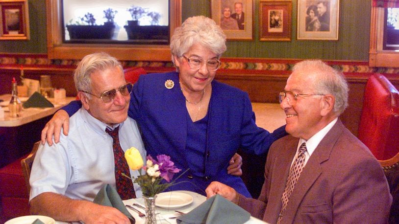 Siblings Leo, left, Gloria, and Tony Anticoli are closed their restaurant Anticoli's on Salem after 50 years in that location. Gloria, who is said to be the heart and soul of the business retired. Their parents, Antonio and Sarah Anticoli, opened their first restaurant in Dayton in 1931.