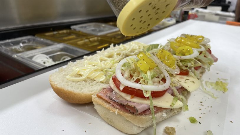 Blimpie is open inside the Shell gas station at 4700 Linden Ave. in Riverside near Carroll High School. NATALIE JONES/STAFF